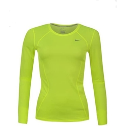Abbigliamento Donna T-shirts a maniche lunghe Nike 645445 Giallo