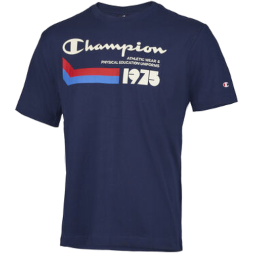 Abbigliamento Uomo T-shirt maniche corte Champion 215710 Blu