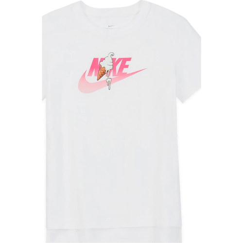 Abbigliamento Bambina T-shirt maniche corte Nike DH5912 Bianco