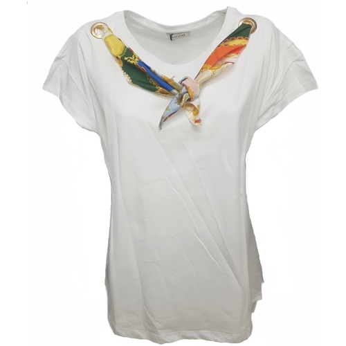 Abbigliamento Donna T-shirt maniche corte Susymix ST44627 Bianco