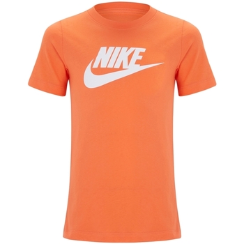Abbigliamento Bambino T-shirt maniche corte Nike AR5252 Arancio