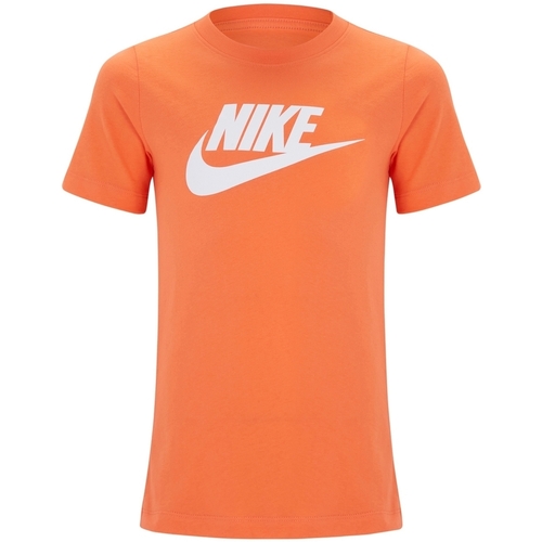 Abbigliamento Bambino T-shirt maniche corte Nike AR5252 Arancio