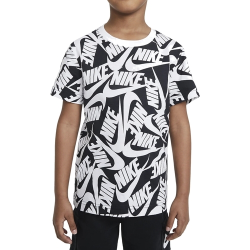 Abbigliamento Bambino T-shirt maniche corte Nike 86H884 Nero