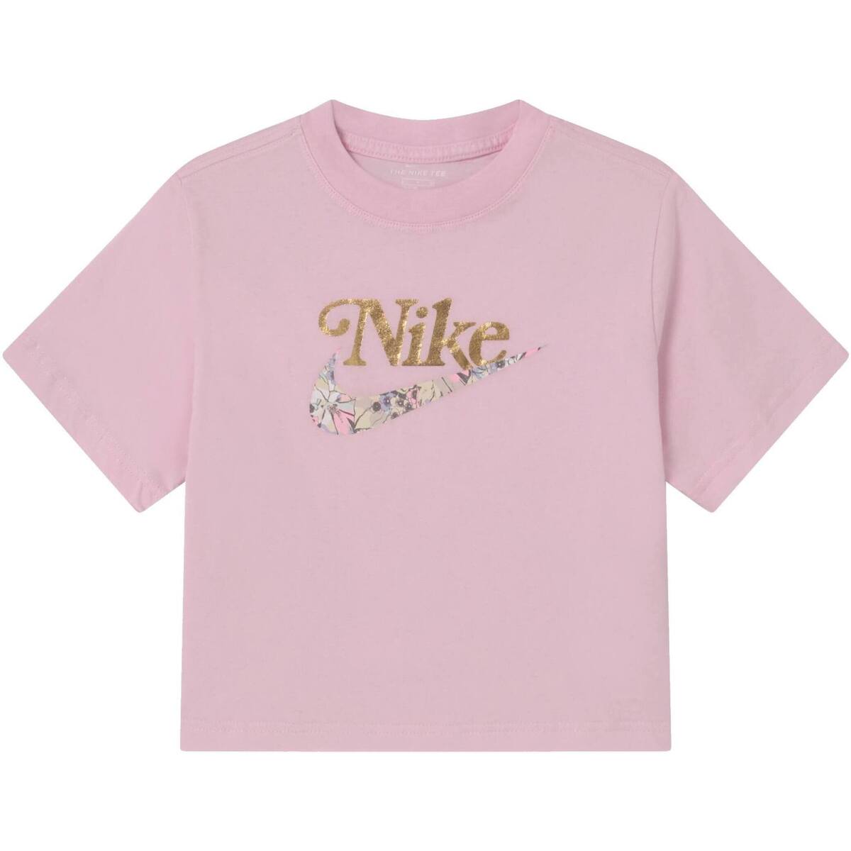 Abbigliamento Bambina T-shirt maniche corte Nike DH5747 Rosa
