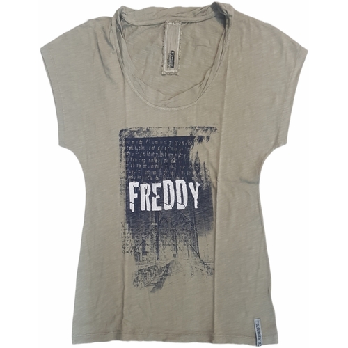 Abbigliamento Donna T-shirt maniche corte Freddy 40329 Beige