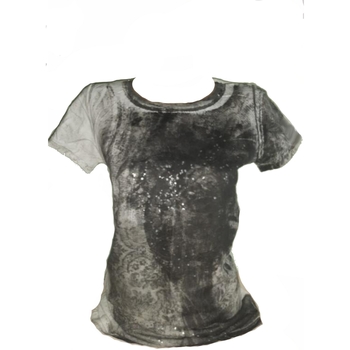 Abbigliamento Donna T-shirt maniche corte Deha D75771 Grigio