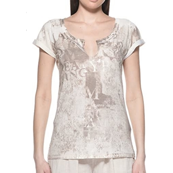 Abbigliamento Donna T-shirt maniche corte Deha D65971 Bianco