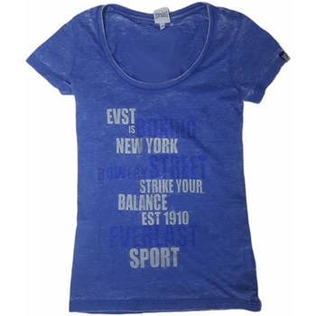 Abbigliamento Donna T-shirt maniche corte Everlast 14W712G84 Blu