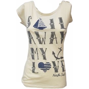 Abbigliamento Donna T-shirt maniche corte North Sails 092577 Beige