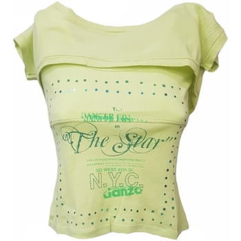 Abbigliamento Donna T-shirt maniche corte Dimensione Danza F421501 Verde