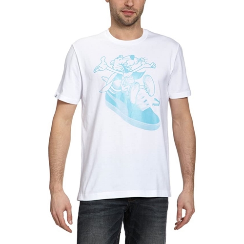 Abbigliamento Uomo T-shirt maniche corte Puma 560692 Bianco