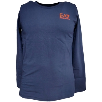 Abbigliamento Bambino T-shirt maniche corte Emporio Armani EA7 6KBT61-BJ6EZ Blu
