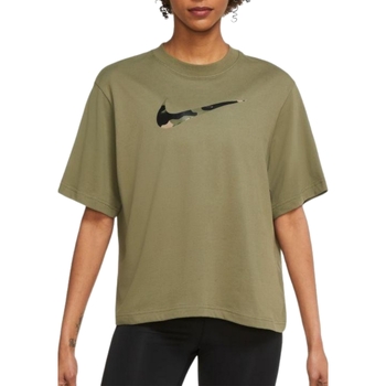 Abbigliamento Donna T-shirt maniche corte Nike DJ1745 Verde