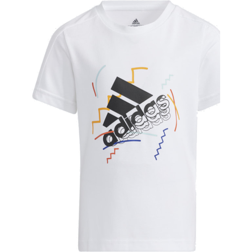 Abbigliamento Bambino T-shirt maniche corte adidas Originals H40274 Bianco