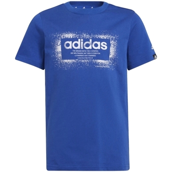 Abbigliamento Bambino T-shirt maniche corte adidas Originals GT1408 Blu