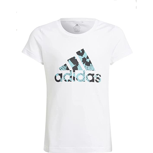Abbigliamento Bambina T-shirt maniche corte adidas Originals H16906 Bianco