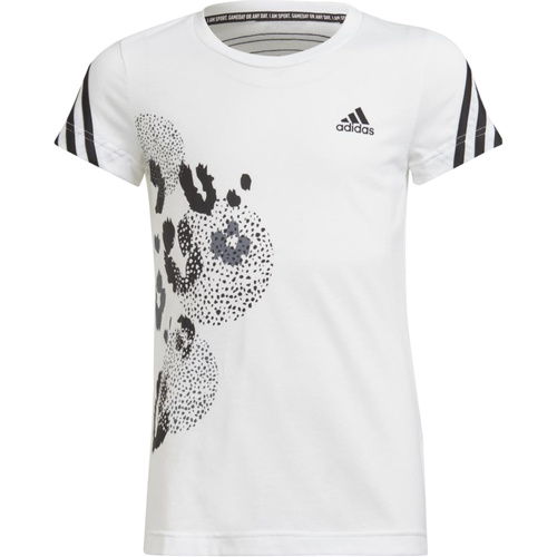 Abbigliamento Bambina T-shirt maniche corte adidas Originals H26605 Bianco