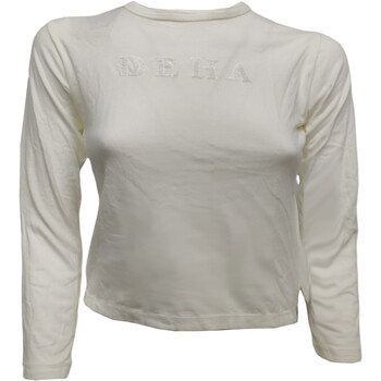 Abbigliamento Bambina T-shirts a maniche lunghe Deha F67161 Bianco