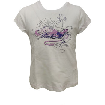 Abbigliamento Bambina T-shirt maniche corte Lotto K9816 Bianco