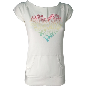 Abbigliamento Donna T-shirt maniche corte Everlast 18W632J60 Bianco