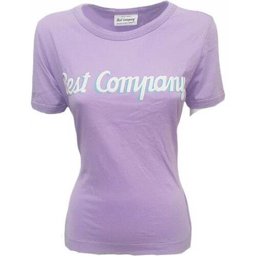 Abbigliamento Donna T-shirt maniche corte Best Company 595218 Viola