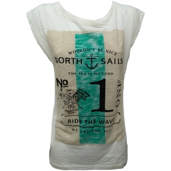 Abbigliamento Donna T-shirt maniche corte North Sails 092716 Beige