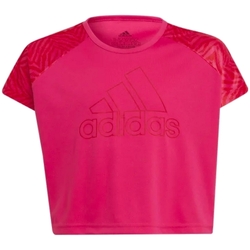Abbigliamento Bambina T-shirt maniche corte adidas Originals GT1416 Rosa