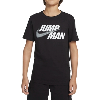 Abbigliamento Bambino T-shirt maniche corte Nike 95A741 Nero