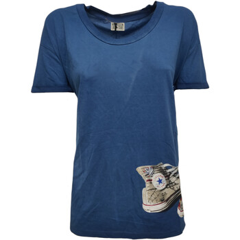 Abbigliamento Donna T-shirt maniche corte Converse 6SD610A Blu