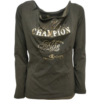 Abbigliamento Donna T-shirts a maniche lunghe Champion 108312 Verde
