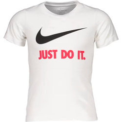 Abbigliamento Bambino T-shirt maniche corte Nike 8U9461 Bianco