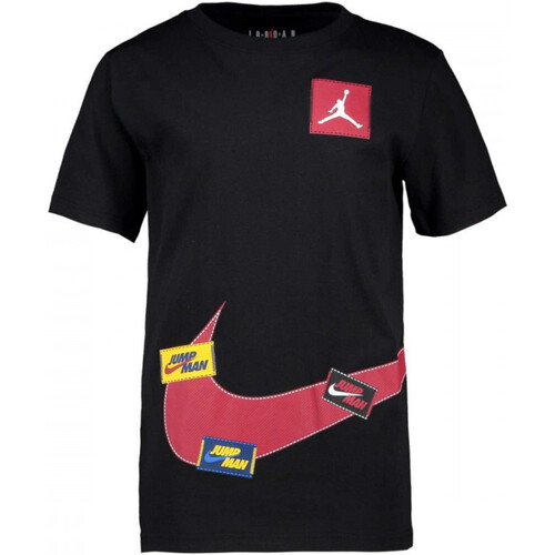 Abbigliamento Bambino T-shirt maniche corte Nike 95A739 Nero