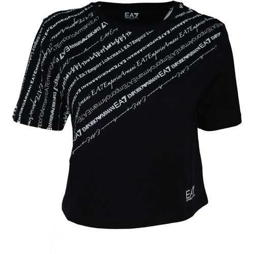 Abbigliamento Donna T-shirt maniche corte Emporio Armani EA7 3LTT11-TJAQZ Nero