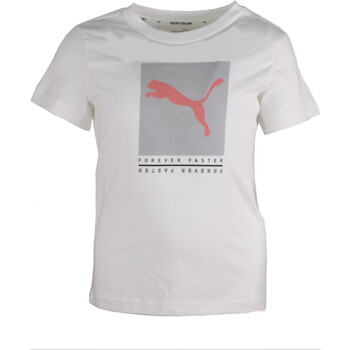 Abbigliamento Bambino T-shirt maniche corte Puma 846993 Bianco
