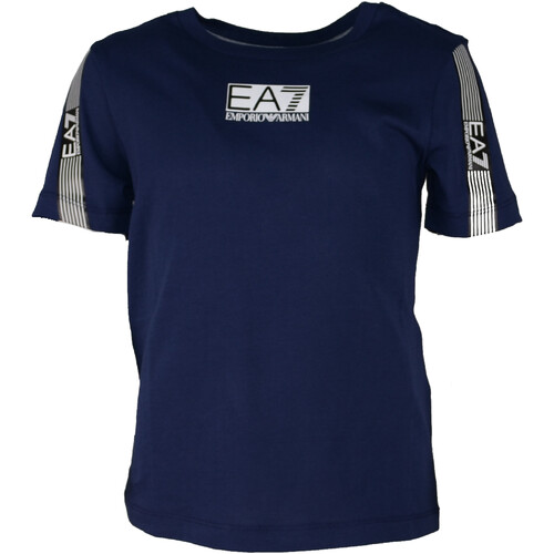 Abbigliamento Bambino T-shirt maniche corte Emporio Armani EA7 3LBT57-BJ02Z Blu