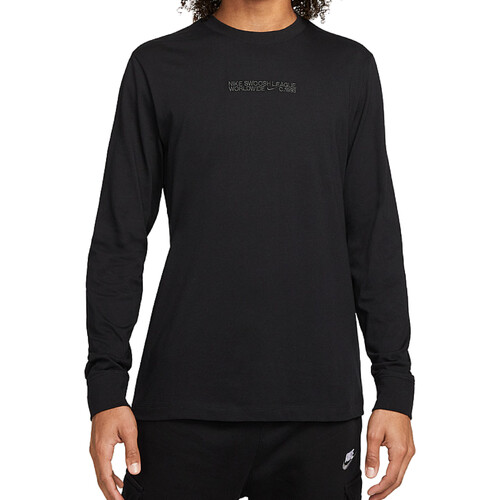 Abbigliamento Uomo T-shirts a maniche lunghe Nike DM6365 Nero