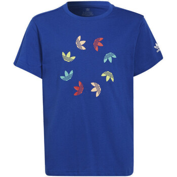Abbigliamento Bambino T-shirt maniche corte adidas Originals HF2131 Blu