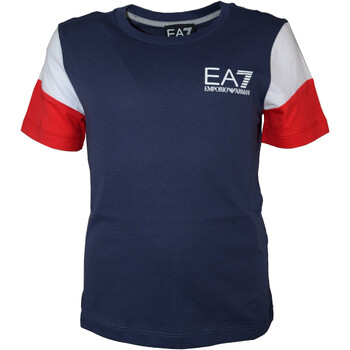 Abbigliamento Bambino T-shirt maniche corte Emporio Armani EA7 3LBT65-BJ02Z Blu