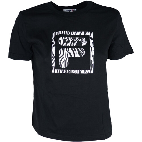 Abbigliamento Donna T-shirt maniche corte Fila FAW0128 Nero