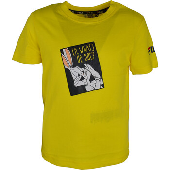 Abbigliamento Bambino T-shirt maniche corte Fila FAK0042 Giallo
