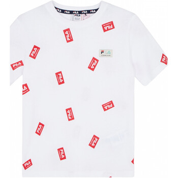 Abbigliamento Bambino T-shirt maniche corte Fila FAT0053 Bianco