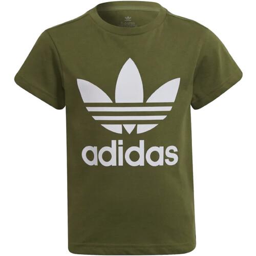 Abbigliamento Bambino T-shirt maniche corte adidas Originals HC1984 Verde