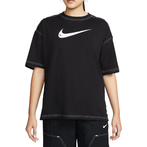 Abbigliamento Donna T-shirt maniche corte Nike DM6211 Nero