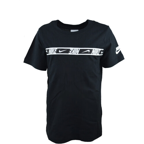Abbigliamento Bambino T-shirt maniche corte Nike DQ5102 Nero