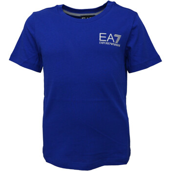 Abbigliamento Bambino T-shirt maniche corte Emporio Armani EA7 3LBT51-BJ02Z Blu