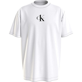 Abbigliamento Uomo T-shirt maniche corte Calvin Klein Jeans KM0KM00757 Bianco