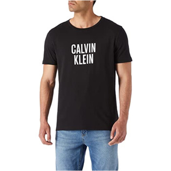 Abbigliamento Uomo T-shirt maniche corte Calvin Klein Jeans KM0KM00750 Nero
