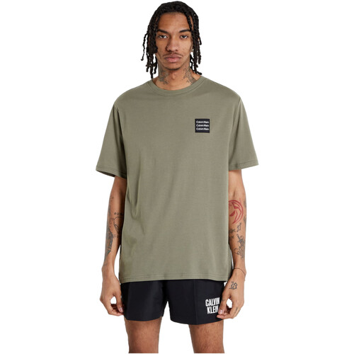 Abbigliamento Uomo T-shirt maniche corte Calvin Klein Jeans KM0KM00754 Verde