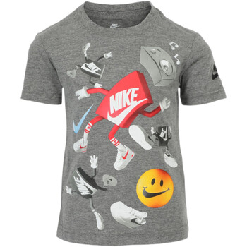 Abbigliamento Bambino T-shirt maniche corte Nike 86J150 Grigio