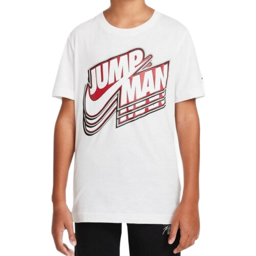 Abbigliamento Bambino T-shirt maniche corte Nike 95A988 Bianco